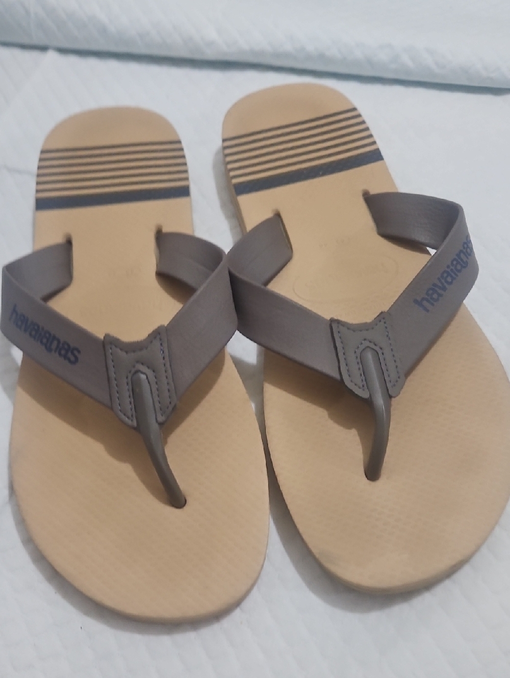 Havaianas Men’s Brown Flip Flops - Casual Beach Sandals Sz 43-44